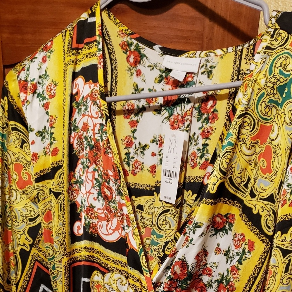 Yellow long maxi dress